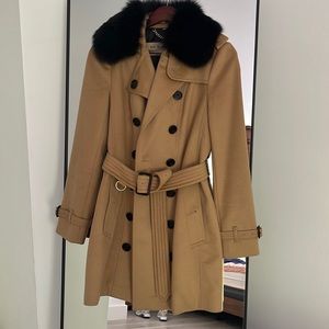 BURBERRY wool/ cashmere coat